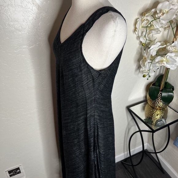 fever Linen-Blend Handkerchief Hem Midi Tank Dress Size M - Picture 7 of 10